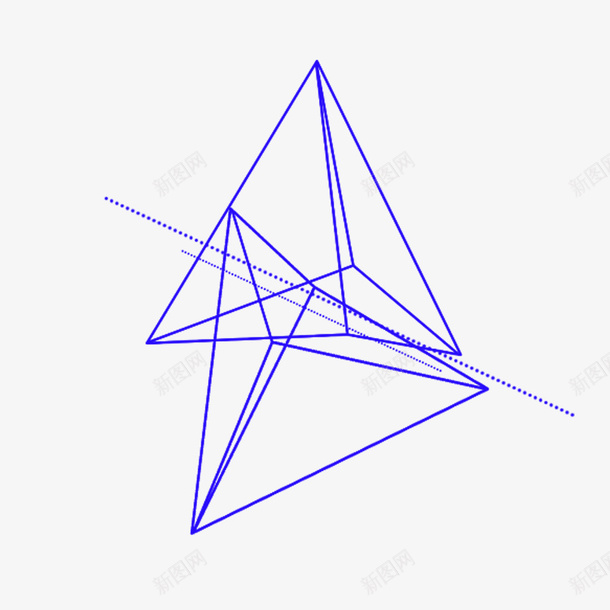 正三角形立体图形png免抠素材_新图网 https://ixintu.com 一个三角形 三角型 几何图形 正三角形 立体 等边三角形 网状三角形 锐角三角形 锥体