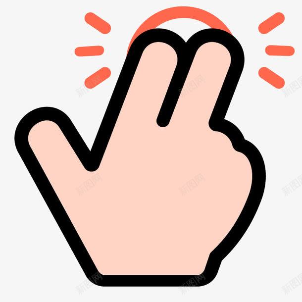 点击手指图标小手势icon图标png_新图网 https://ixintu.com icon 动动手指 图标 手势 手指 抓手 点击 点击的手 箭头 鼠标