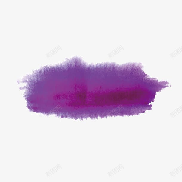 紫色水墨标签png免抠素材_新图网 https://ixintu.com 晕染 标签 水墨 渐变 画画 紫色 美术 质感