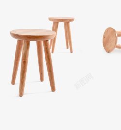 原木桌椅家具北欧风原木茶几高清图片