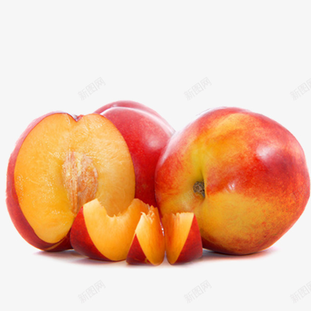新鲜的油桃片png免抠素材_新图网 https://ixintu.com 新鲜 水果 水果素材图片 油桃