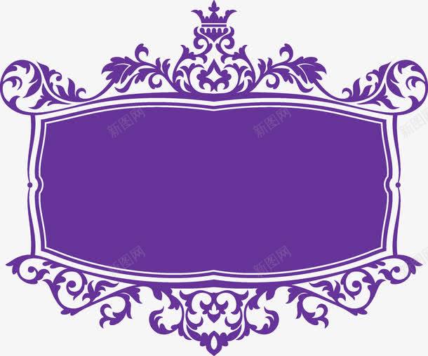 紫色欧式花纹婚礼logo图标png_新图网 https://ixintu.com logo 图片 婚礼 欧式 紫色 花纹