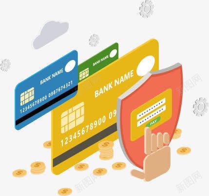 支付系统升级更安全银行卡绑定png免抠素材_新图网 https://ixintu.com 升级 安全 支付 系统 银行卡