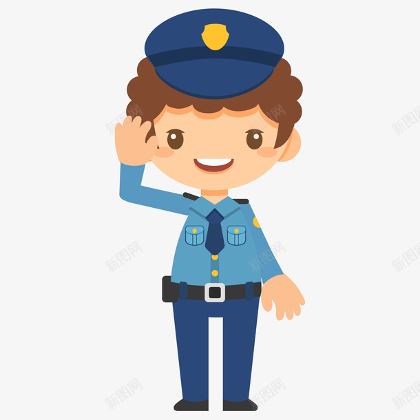 卡通海关人员png免抠素材_新图网 https://ixintu.com 卡通海关 卡通警察人物 可爱 可爱警察 敬礼 海关 海关人员 立正敬礼 警察 警察叔叔