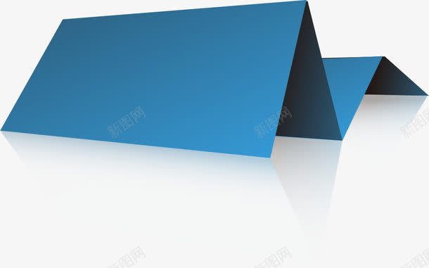 蓝色折纸标签png免抠素材_新图网 https://ixintu.com 书签 卷角 折纸 标签 网页 蓝色