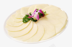 产品实物土豆沙拉烤土豆片高清图片