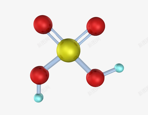 红色硫酸3D分支形状png免抠素材_新图网 https://ixintu.com 分子形状 分子结构 原子 四角 最小单元 物理化学术语 空间 脚丫 阿伏伽德罗 顺序