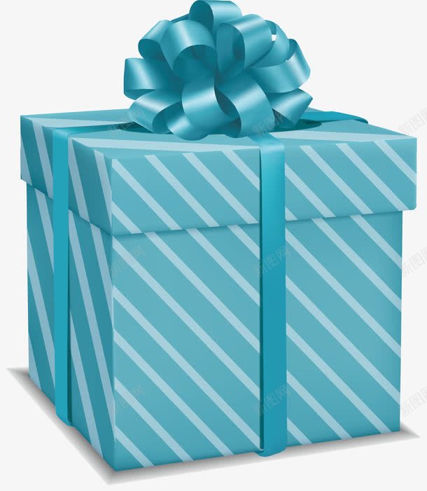 手绘蓝色礼盒png免抠素材_新图网 https://ixintu.com 手绘 礼物 礼物包装 精美礼盒 蓝色拉花 蓝色礼物 蓝色蛋糕盒