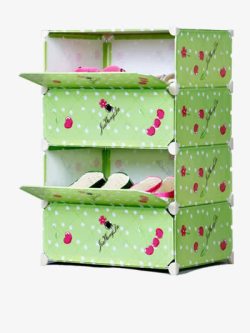 粉色防尘收纳盒绿色收纳盒高清图片
