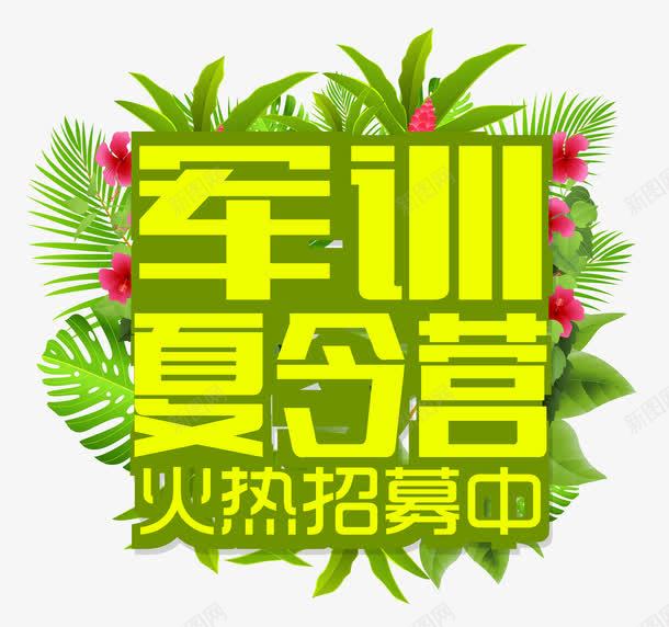 军训夏令营绿色清新png免抠素材_新图网 https://ixintu.com 军事 军训 单页 培训 夏令营 夏令营军训 展架 暑期班 海报 清新 火热招募中 绿色 艺术班 详情页