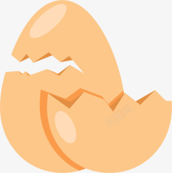 鸡蛋壳蛋壳卡通鸡蛋高清图片