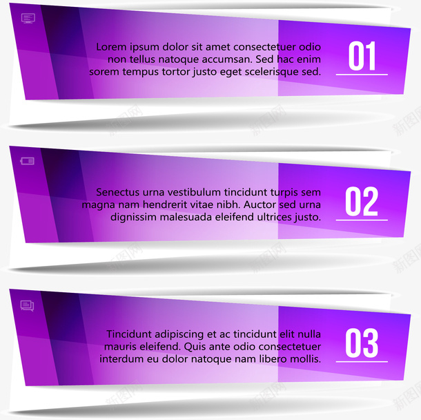 紫色提醒分类标签矢量图eps免抠素材_新图网 https://ixintu.com 信息图表 分类 商务 矢量素材 紫色 紫色渐变 矢量图