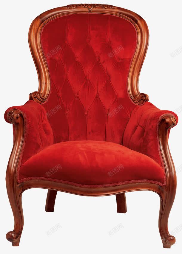 椅子png免抠素材_新图网 https://ixintu.com 家居 座椅 椅子 生活用品 红色