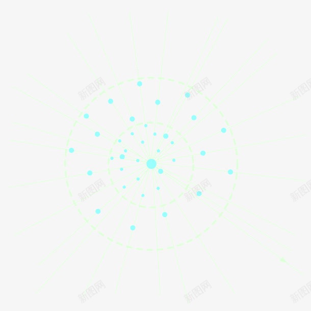 科技感线条装饰png免抠素材_新图网 https://ixintu.com 几何形状 淡蓝色 科技感 线条 装饰矢量图