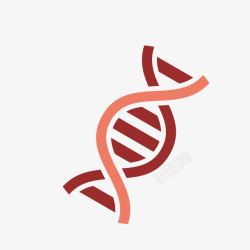 DNA分子基因链手绘矢量图素材
