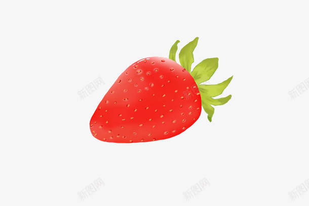 装饰手绘水果草莓psd免抠素材_新图网 https://ixintu.com 手绘 水果 草莓 装饰