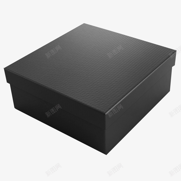 黑色时尚盒子png免抠素材_新图网 https://ixintu.com 时尚 盒子素材 简约 长方形盒子 黑色