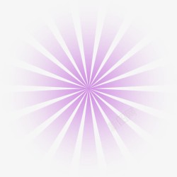 紫色光芒放射效果元素素材