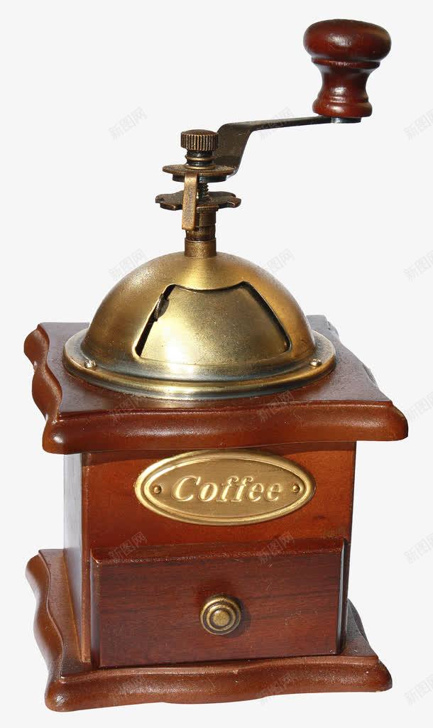 古典咖啡机png免抠素材_新图网 https://ixintu.com 咖啡机 复古 手摇 欧式 现磨咖啡