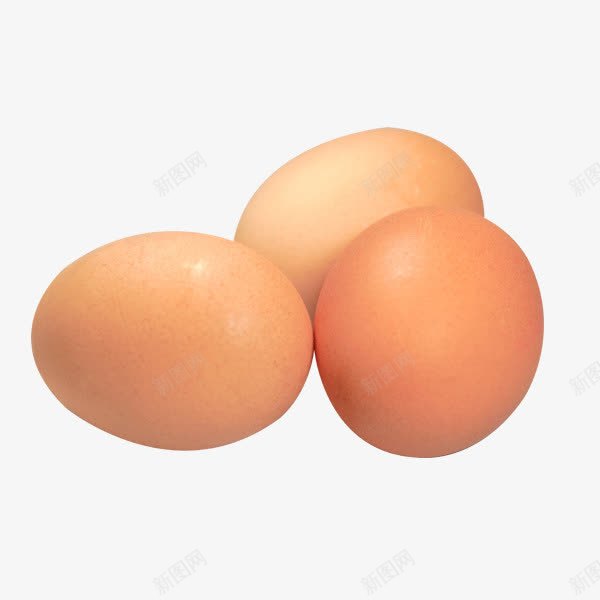 3个土鸡蛋png免抠素材_新图网 https://ixintu.com 产品实物 圆弧 白煮蛋 营养