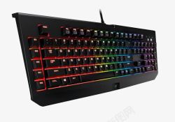 RGB键盘雷蛇机械键盘高清图片