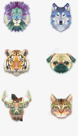 时尚晶格化晶格化的动物高清图片