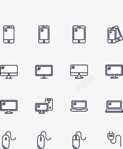 小线条鼠标图标集小线条鼠标图标集高清图片