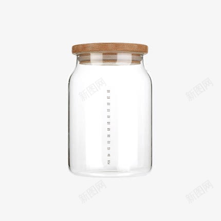 玻璃储物罐png免抠素材_新图网 https://ixintu.com 产品实物 厨房用具 日式简约风 玻璃罐 透明玻璃
