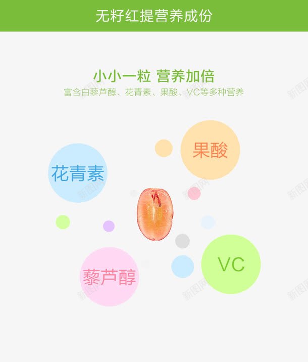 水果提子详情页png免抠素材_新图网 https://ixintu.com 提子详情页 水果 葡萄