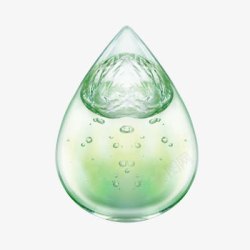 水滴形裸石绿色水滴高清图片