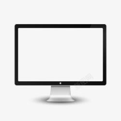 mac显示器手绘苹果Mac电脑高清图片