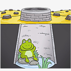 井底漫画新语井底之蛙高清图片