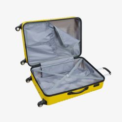行李箱黄色行李箱高清图片