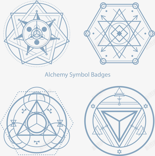 com 上古符號 幾何圖案 古老神秘 煉成陣 鍊金 鍊金術 鍊金術符號