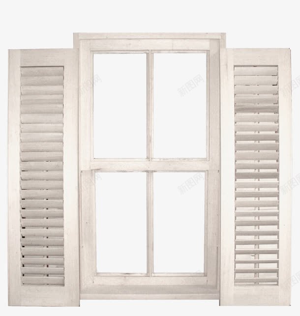 木质窗户png免抠素材_新图网 https://ixintu.com 木纹 欧式 白色 白色窗框 窗户 门窗