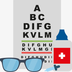 儿童视力矫正医院的检查眼睛图高清图片