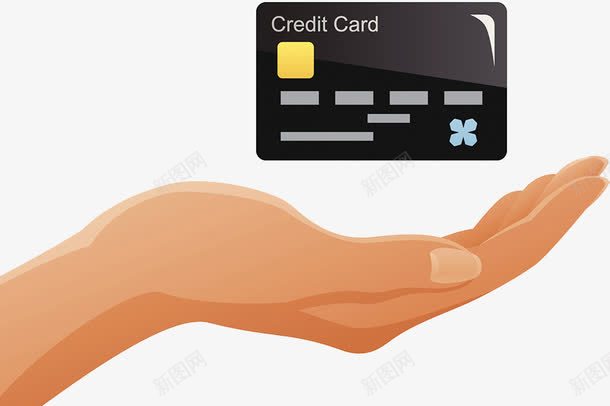 信用卡借贷服务png免抠素材_新图网 https://ixintu.com 信用卡 借贷 借钱 手掌