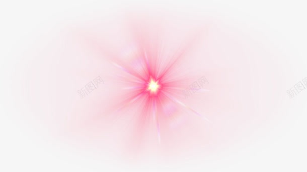 光png免抠素材_新图网 https://ixintu.com 光束 光源 射线 效果 粉色