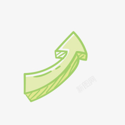 卡通手绘箭头装饰矢量图素材