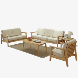 沙发抠图温馨木头家具装饰高清图片