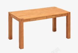 现代简约长方形木桌素材