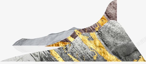 山水装饰元素石头纹路png图片免费下载 素材7msgkkaqk 新图网