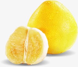 黄色柚子素材