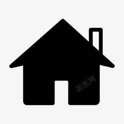 小房子符号home小房子符号图标高清图片