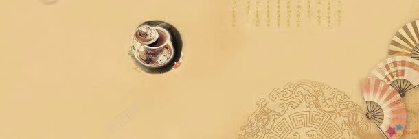 唯美淡雅中国风壁纸jpg设计背景_新图网 https://ixintu.com 中国风 山水 扇子 水墨画