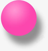 粉色圆形气球装饰素材