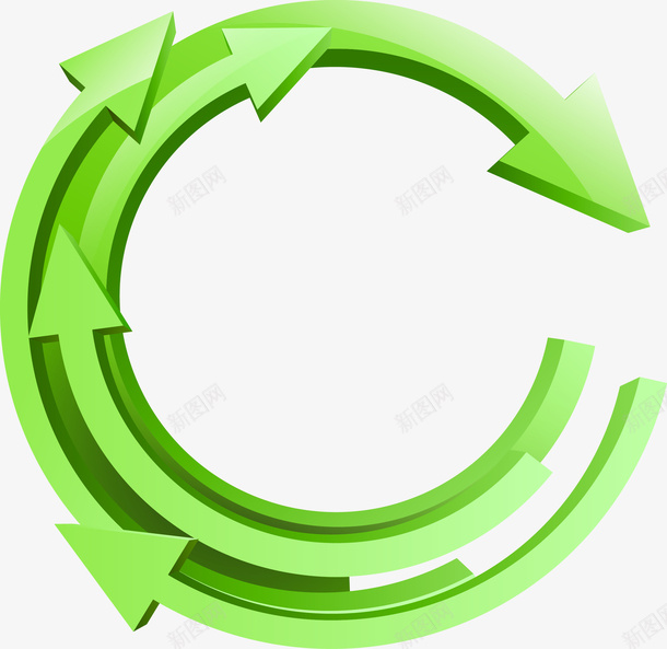 绿色可回收再利用logo矢量图图标eps_新图网 https://ixintu.com logo 低碳 保护环境 再利用 卡通 可回收 可回收标识 标志 标识 环保 绿色 矢量图