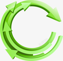绿色可回收再利用logo矢量图图标图标