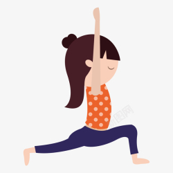 女性身体保养瑜伽运动有氧的瑜伽运动高清图片