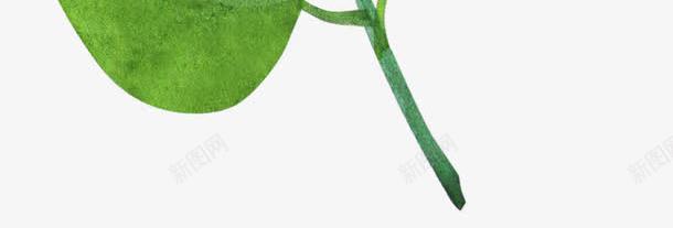 爱心图案的植物叶子png免抠素材_新图网 https://ixintu.com 叶子 枝叶 桔梗 植物 水彩 爱心形状 绿植